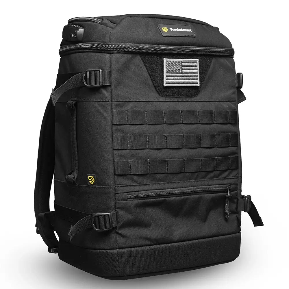 The Tactical Backpack with a Triple TSA-Approved Locking System